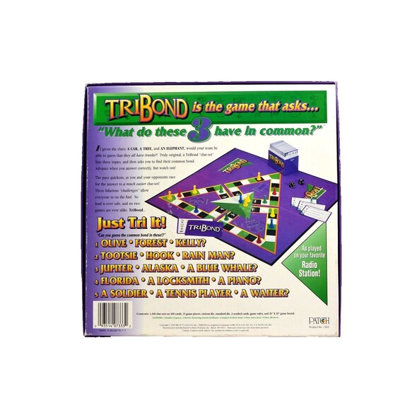 TriBond Board Game Complete Vintage 1995 - Picture 2 of 3